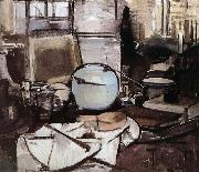 Piet Mondrian The still-life with dressing china oil painting artist